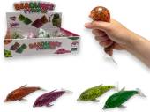 Box 12, 17cm squeezy beadlings dolphin - 4/cols. Box 12, 17cm squeezy beadlings dolphin - 4/cols.