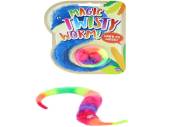 Magic twisty worm, rainbow colours Magic twisty worm, rainbow colours