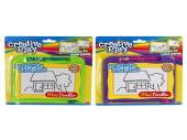 Mini doodler magnetic sketcher - 2/cols. Mini doodler magnetic sketcher - 2/cols.
