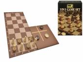 3 in 1 games set (chess/checkers/tic tac toe)