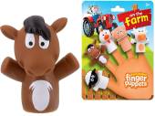 5pc farm animal finger puppets. 5pc farm animal finger puppets.