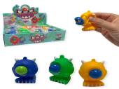 Box 24, 6cm google eyed monster - 4/cols. Box 24, 6cm google eyed monster - 4/cols.