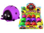 BOX 12, squishy ladybirds - 5/cols.