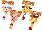 22cm wooden farm biff bat - 4asstd* 22cm wooden farm biff bat - 4asstd*