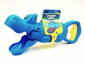 Chompy Hippo grab toy L34cm - 2/cols*