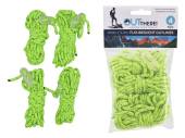Pack 4, 4mmx3.2m fluorescent guy lines. Pack 4, 4mmx3.2m fluorescent guy lines.