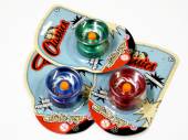 Retro metallic yo-yo - 3/cols*