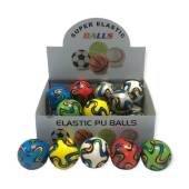 BOX 24, 6.3cm pu STAR MIX balls*