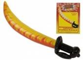 81cm printed inflatable curved cutlass sword*