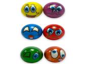 Pack 12, comical face pu ball* Pack 12, comical face pu ball*