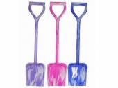 Lge plastic marbled spade, 20\"- 3/cols.* Lge plastic marbled spade, 20"- 3/cols.*