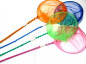 Pack 12, 140cm coloured fishing net*