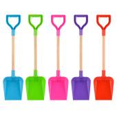 22\" wood handle spade - 3/cols. 22" wood handle spade - 3/cols.
