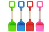 14\" wood handle spade - 4/cols. 14" wood handle spade - 4/cols.
