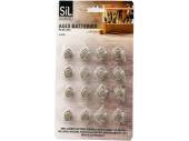 Pack 16, AG13/LR44 batteries.