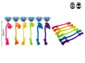 Double knot rope tug toy - 6/cols* Double knot rope tug toy - 6/cols*