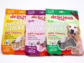 Delicious dog treat sticks - 3x flavours. Delicious dog treat sticks - 3x flavours.