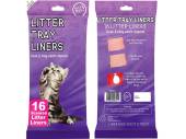 Pack 16, scented litter liners*
(30x70cm)