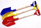 20" wood shaft digger spade - 3/cols.