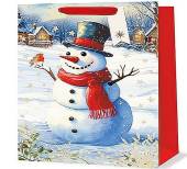 Snowman X/LARGE gift bag*
(44x32x11cm)