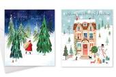 Box 10, square house/Santa Christmas cards. Box 10, square house/Santa Christmas cards.