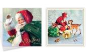 Box 10, square Santa Christmas cards. Box 10, square Santa Christmas cards.