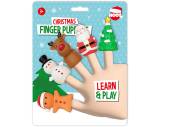 Pack 5, Christmas finger puppets.
