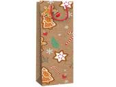 Christmas gingerbread bottle bag* Christmas gingerbread bottle bag*