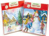 1000pc Christmas jigsaw puzzle (73x48cm) - 2asstd* 1000pc Christmas jigsaw puzzle (73x48cm) - 2asstd*