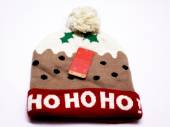 Childs Christmas HO HO HO bobble hat* Childs Christmas HO HO HO bobble hat*