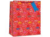 Christmas Ho-Ho-Ho gift bag - LARGE (32x26x12) Christmas Ho-Ho-Ho gift bag - LARGE (32x26x12)