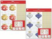 Baubles window stickers - 2asstd.
