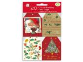 Pkt 20, Traditional gift tags and string*