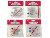 Paint your own Christmas sun catcher - 4asstd* Paint your own Christmas sun catcher - 4asstd*