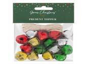 Pack 16, present topper bell and string*
