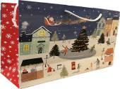 Pack 6, winter village X/LARGE landscape gift bags (33x46x14) Pack 6, winter village X/LARGE landscape gift bags (33x46x14)