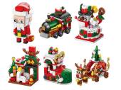 Christmas building blocks - 6asstd.