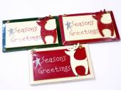 Wooden seasons greeting plaque (16x10cm) REDUCED Wooden seasons greeting plaque (16x10cm) REDUCED