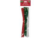 Pack 40, asstd (red/green/white) pipe cleaners. Pack 40, asstd (red/green/white) pipe cleaners.