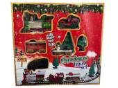 22pc Christmas train set with light and sound* 22pc Christmas train set with light and sound*