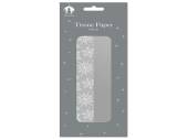 Pack 8, snowflake/silver tissue paper*