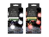 8 led b/op indoor berry string lights - BRIGHT OR WARM WHITE 8 led b/op indoor berry string lights - BRIGHT OR WARM WHITE