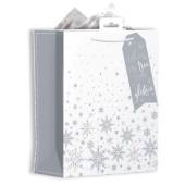 Ice snowflakes gift bag LARGE
(33x26x14cm) Ice snowflakes gift bag LARGE
(33x26x14cm)
