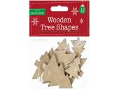 Pack 12, wooden tree shapes. Pack 12, wooden tree shapes.