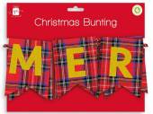 Fabric Merry Christmas bunting*