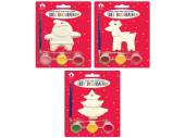 Paint your own Christmas tree decoration - 3asstd* Paint your own Christmas tree decoration - 3asstd*