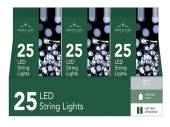 25 b/op led string lights - BRIGHT WHITE (indoor only)