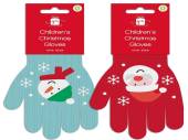 Childrens Christmas gloves - 2asstd.