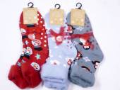 Christmas bed socks with gripper - 3asstd. Christmas bed socks with gripper - 3asstd.