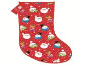 PP woven Christmas stocking.
(28x68cm)